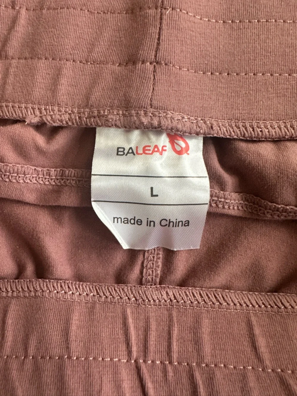 Baleaf Women’s Large Pink Wide Leg Cropped Lounge Yoga Pants NWT - Picture 3 of 11